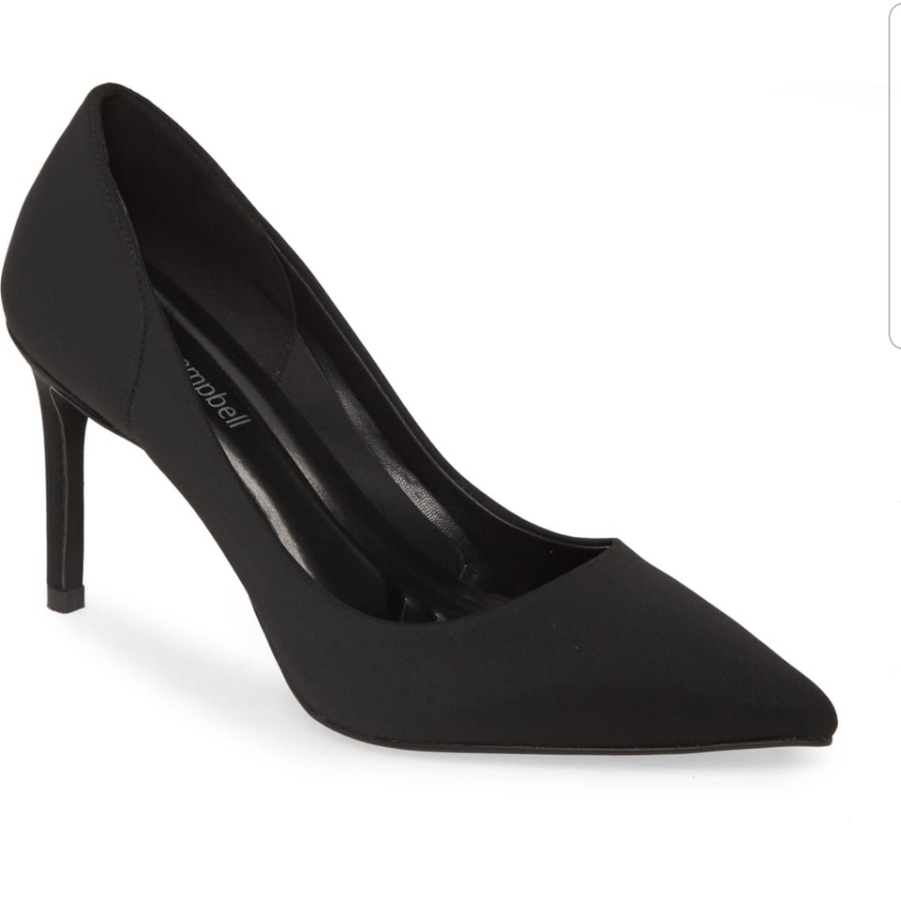 Jeffrey Campbell Black Pelara Pump size 8